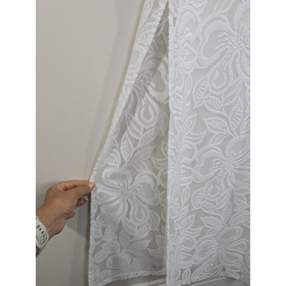 Lilly Pulitzer NWT Carlotta Maxi Dress White Wildflower Lace Size 14 Resort - Picture 6 of 8